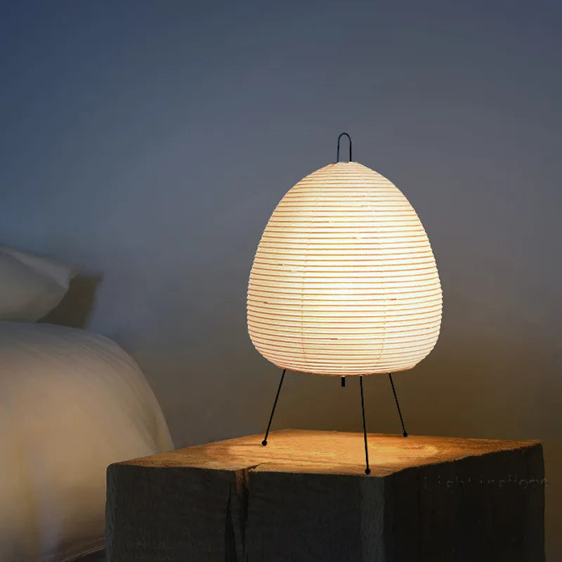 Japanese Akari Wabi-Sabi Table Lamp